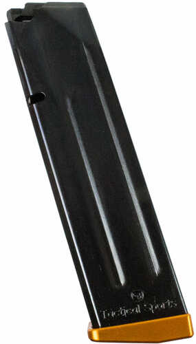 CZ-USA CZ 75 TS Orange 20 Round Magazine 9mm Luger Polymer Follower/Baseplate Steel Body Matte Black Finish